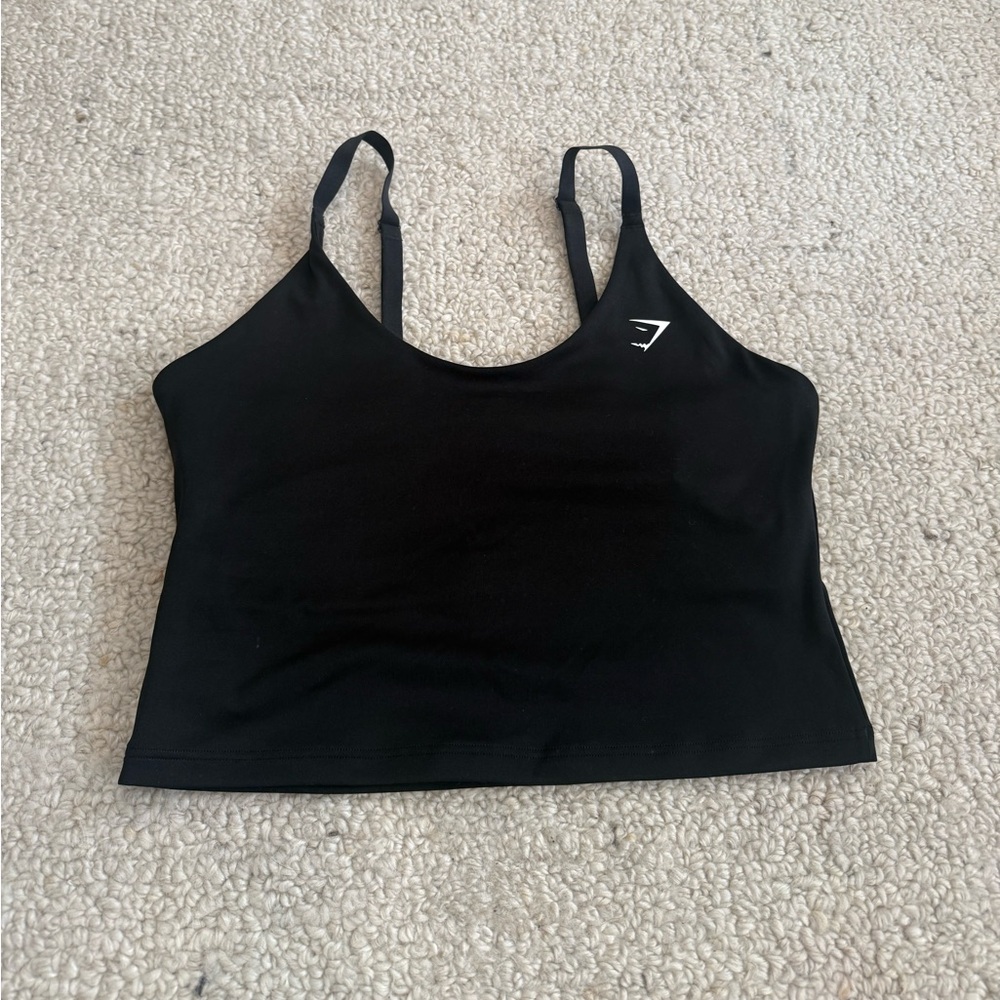 Black Gymshark Tank